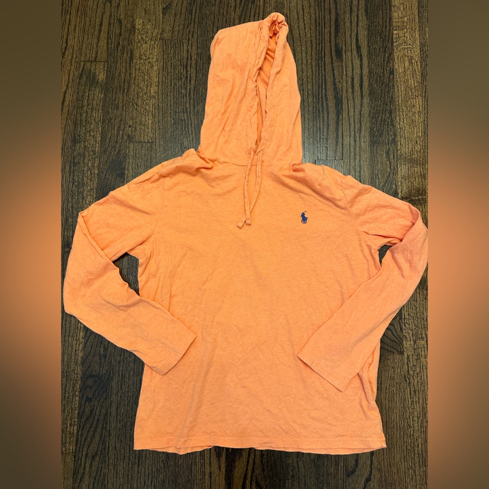 Polo Ralph Lauren Orange Hooded Long Sleeve